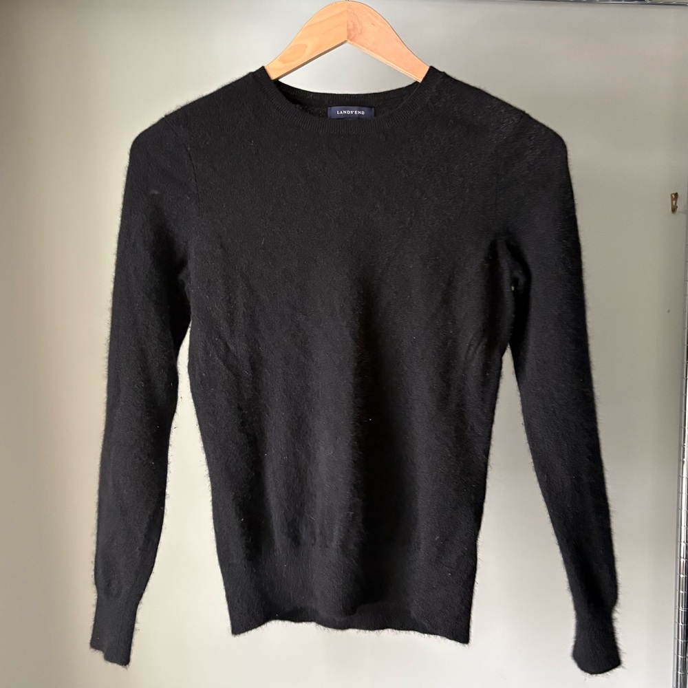 Lands End 100% Cashmere Women’s Crewneck Sweater - Picture 2 of 5